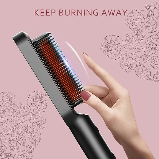 Mini Hair Straightener Hot Comb Hair Styling