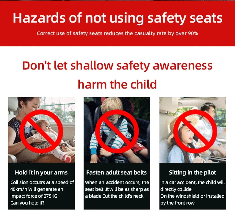 Auto Child Safety Seat Simple Car Portable Seat Belt