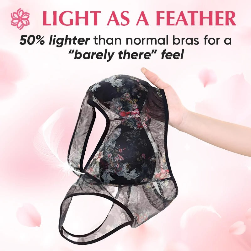 Lace Buttonless Comfortable Bra
