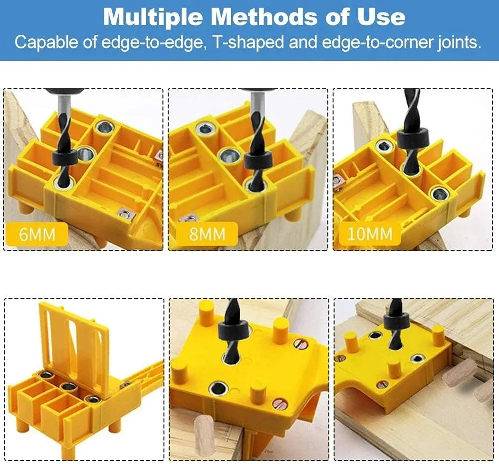 Woodworking Dowel Handheld Drill Guide and Hole Saw Tool