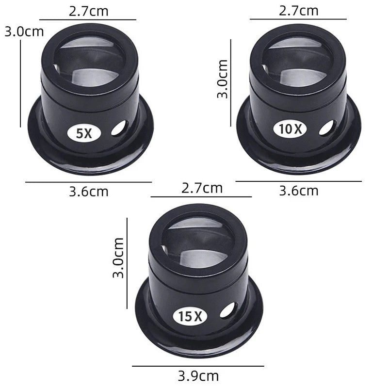 Magnifying Glass Clip on Magnifier for Watchmaker