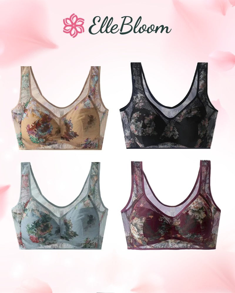 Lace Buttonless Comfortable Bra