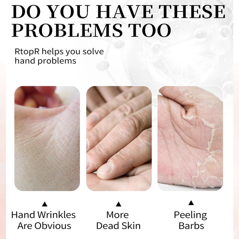 🔥 ONLY $9.95 TODAY🔥Goat Milk Moisturizing Hand Mask Spa Gloves