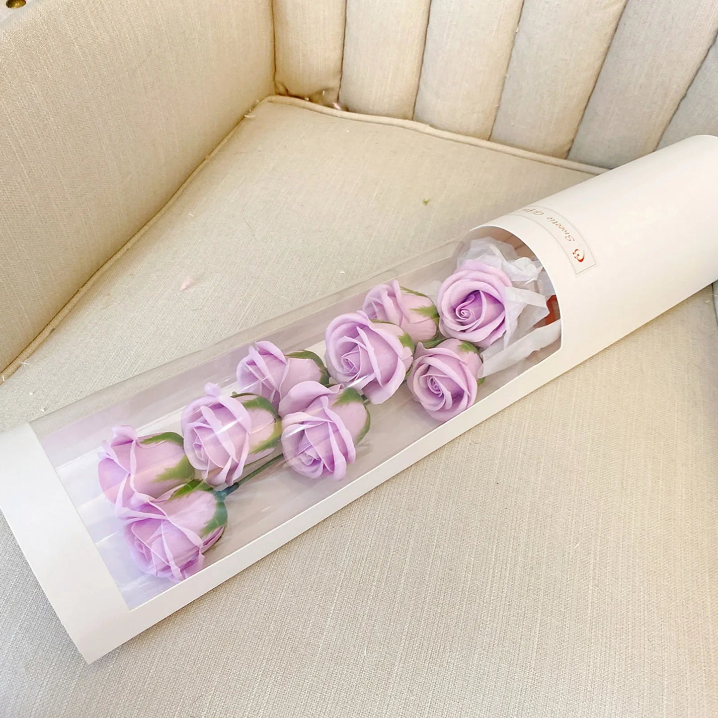 Flower Rose With Glass Dome Led Light