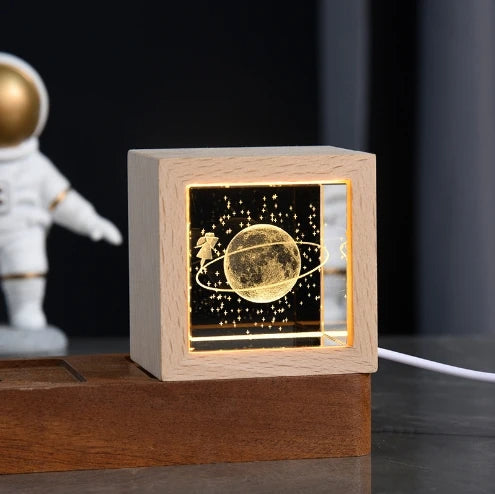 3D Galaxy LED Crystal Light