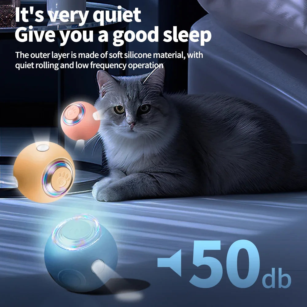 High Quality Smart Cat Toys Automatic Rolling Ball