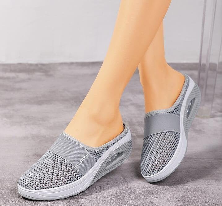 azfleek Slippers Air Cushion Slip-On Orthopedic Diabetic Walking Shoes