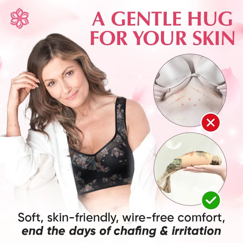 Lace Buttonless Comfortable Bra