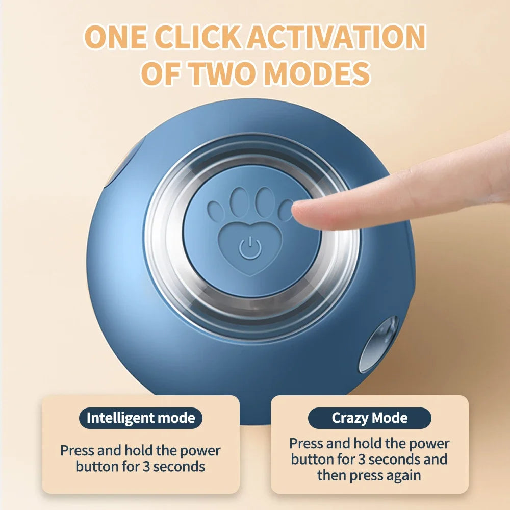 High Quality Smart Cat Toys Automatic Rolling Ball