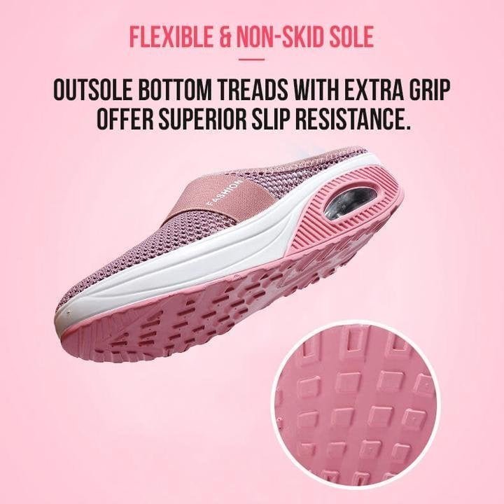 azfleek Slippers Air Cushion Slip-On Orthopedic Diabetic Walking Shoes