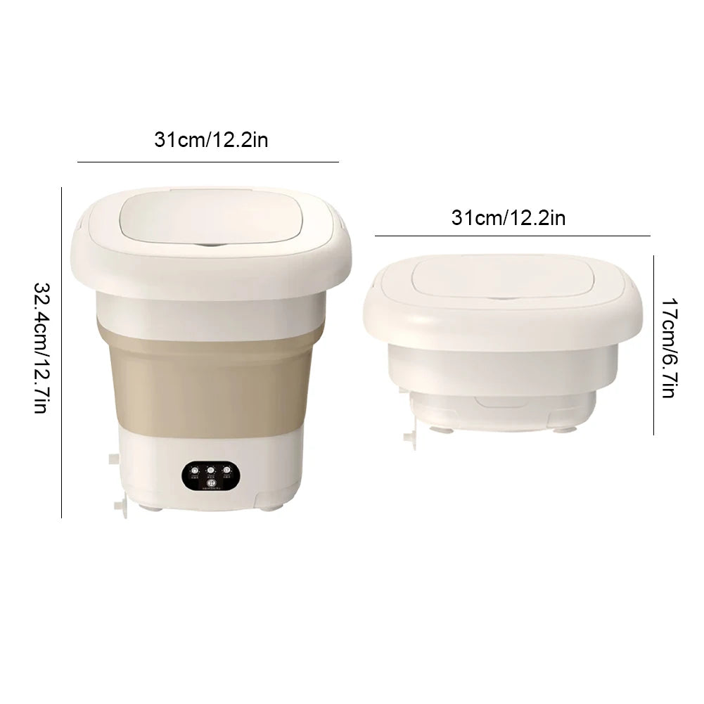 6/6.5/8/9L Folding Washing Machine