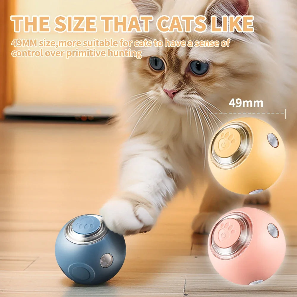 High Quality Smart Cat Toys Automatic Rolling Ball