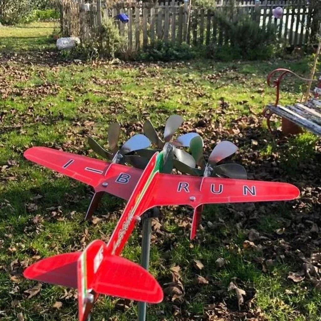 Airplane Wid Spinner Aircraft Pinwheeln
