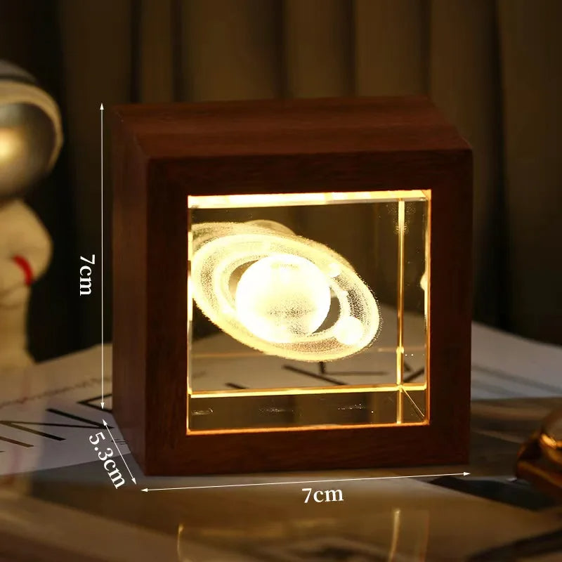 3D Galaxy LED Crystal Light