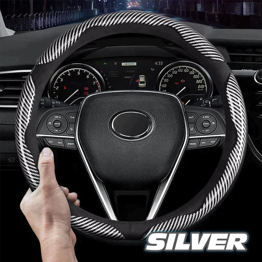 Premium Micro fiber Anti-Slip Car Steering Wheel Cover Universal Fit For All Car - SAVVY LUXE