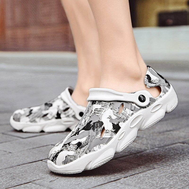 azfleek Sandals Summer Clogs Men Outdoor Antiskid Sandals