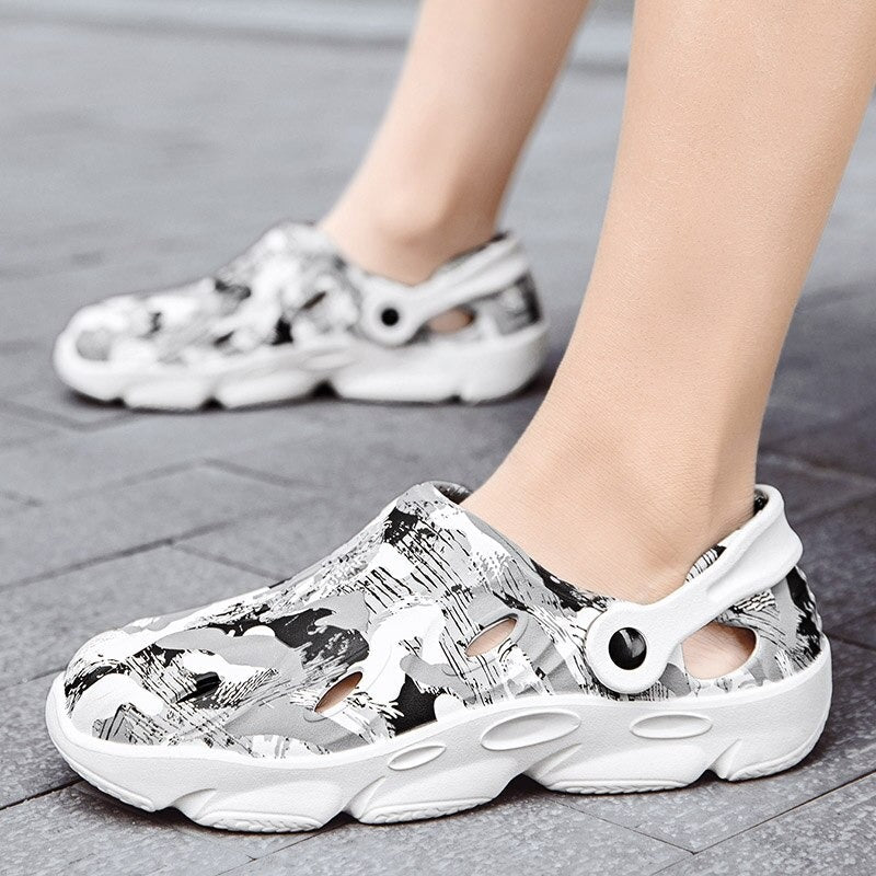 azfleek Sandals Summer Clogs Men Outdoor Antiskid Sandals