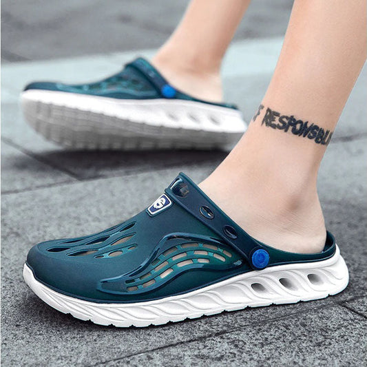 azfleek Sandals Summer Comfortable Garden Clogs Men Outdoor Casual Sandals