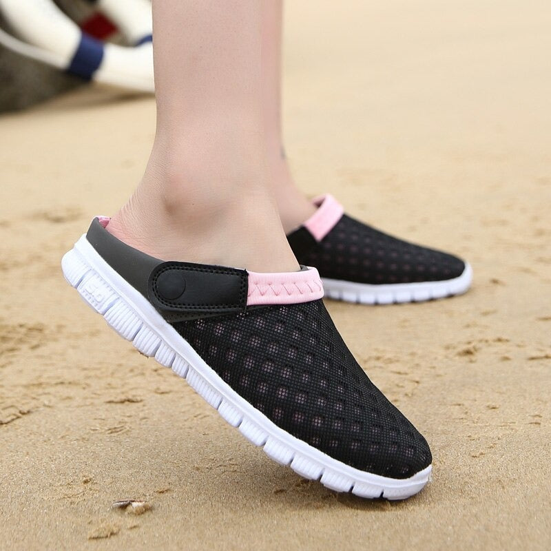 azfleek Sandals Unisex Summer Mesh Sandals Lightweight Breathable Outdoor Sneakers