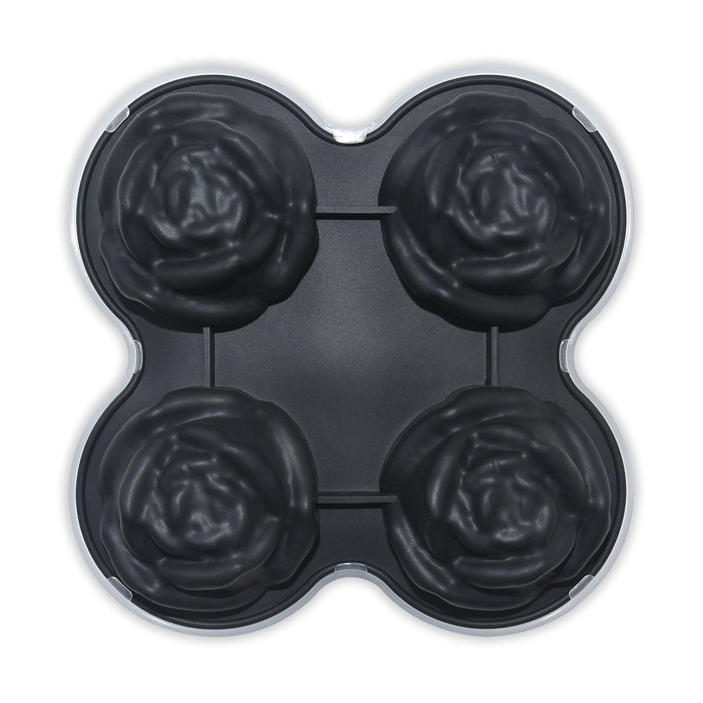 Rose Ice Cube Tray - Silicone Mold for Whiskey Cocktails - Valentine's Day Gift