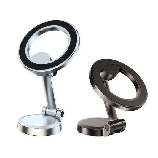 Magnetic Foldable Car Phone Mount - Anti-Shake Suction Cup Stand
