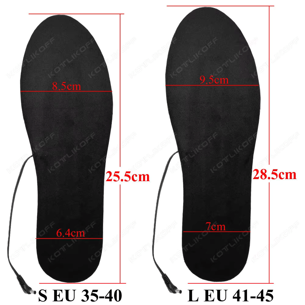 USB Heated Insoles for Feet – Electric Foot Warming Pad for Winter