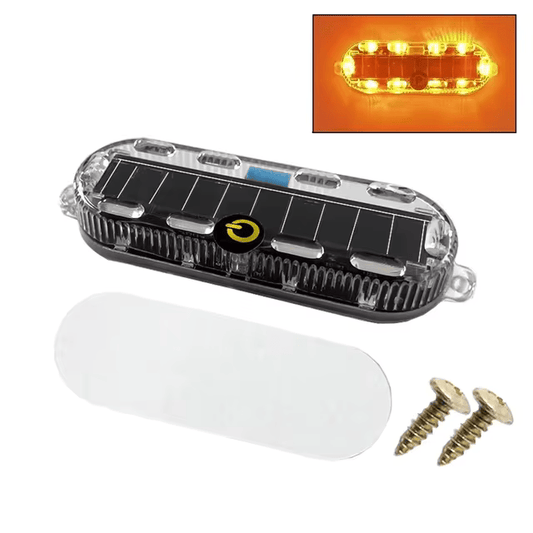 Solar-Powered LED Warning Tail Light