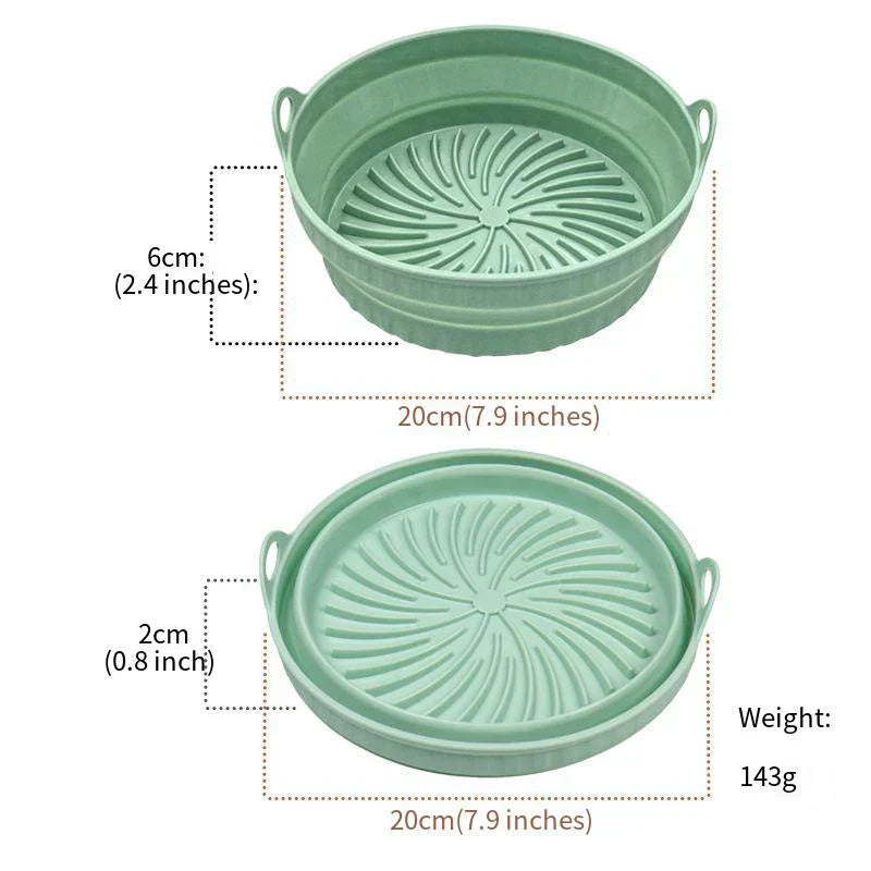 Air fryer silicone tray - SAVVY LUXE