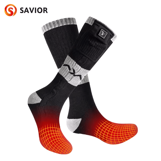 Savior Heat Battery Electric Heated Socks For Men