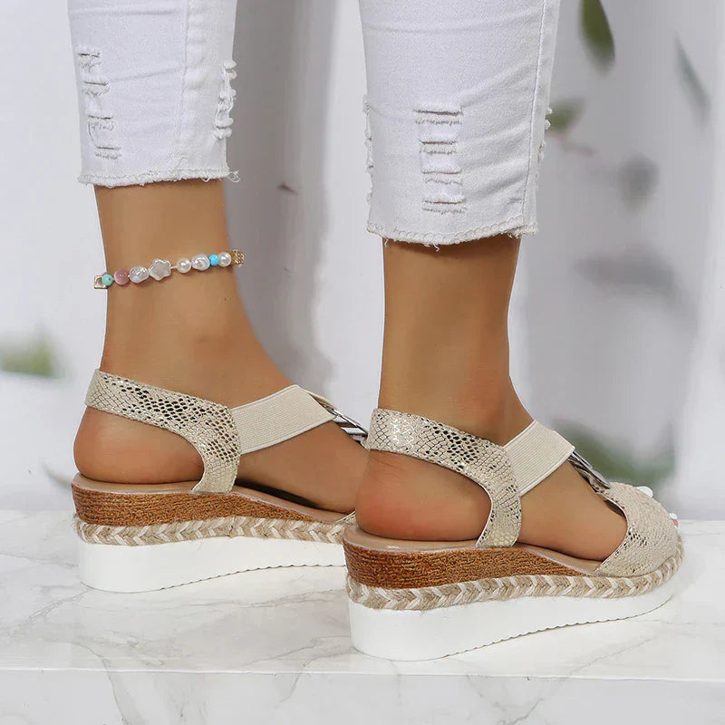 Women's Comfortable Orthopedic Wedge Open Toe Sandals