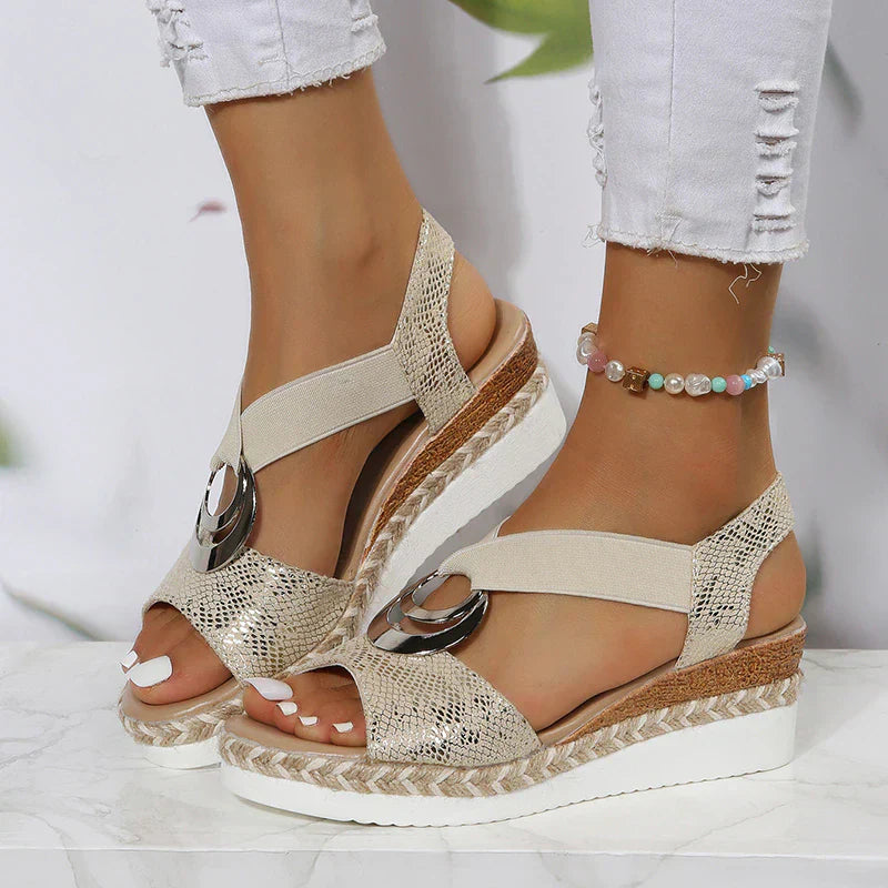 Women's Comfortable Orthopedic Wedge Open Toe Sandals
