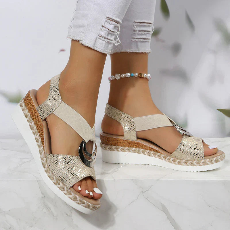 Women's Comfortable Orthopedic Wedge Open Toe Sandals