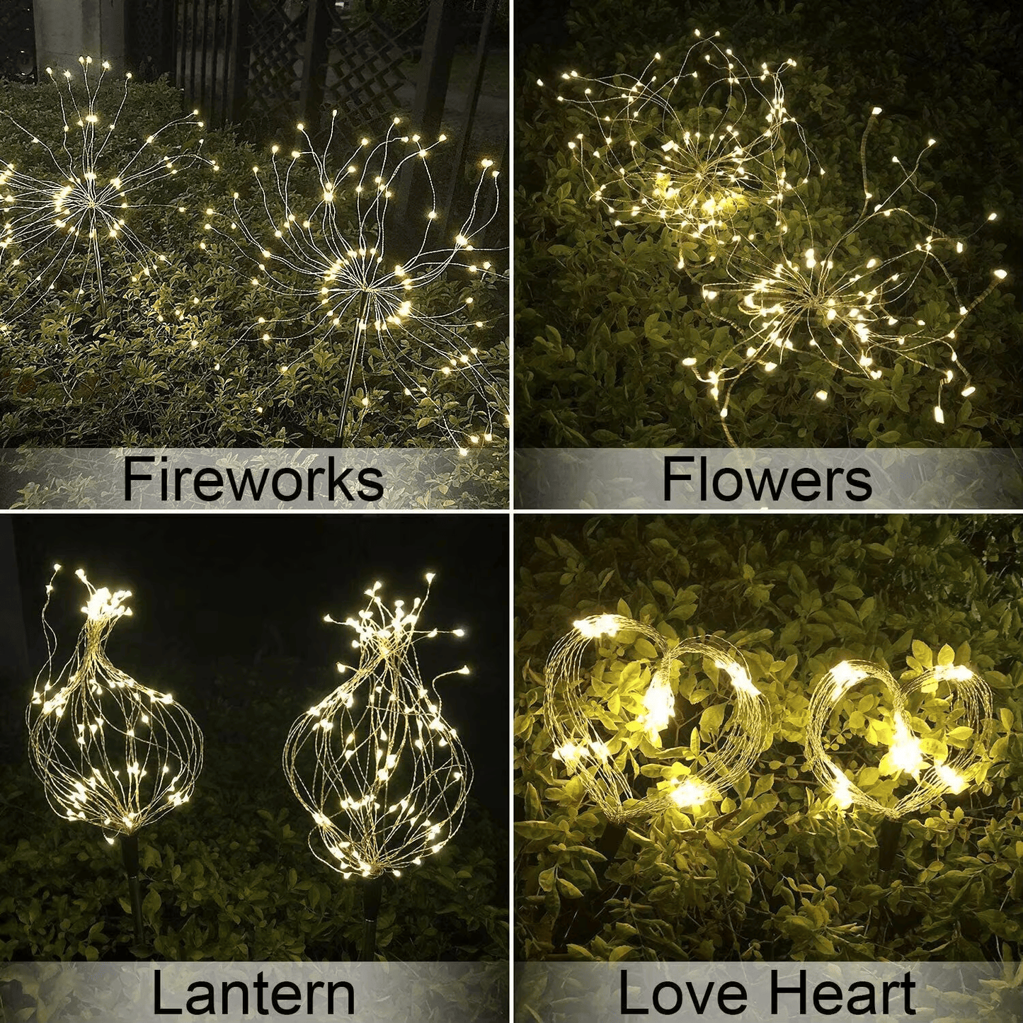 Solar Firework LED Garden Lights
