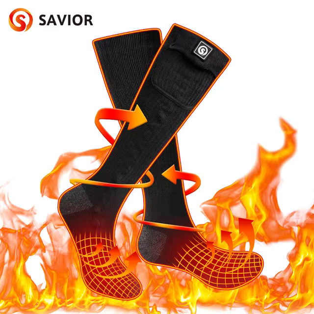 Savior Heat Battery Electric Heated Socks For Men