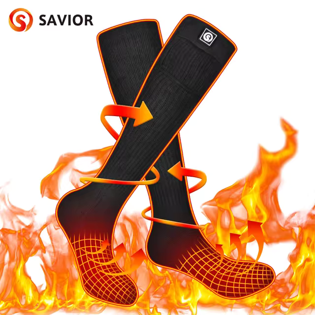 Savior Heat Battery Electric Heated Socks For Men