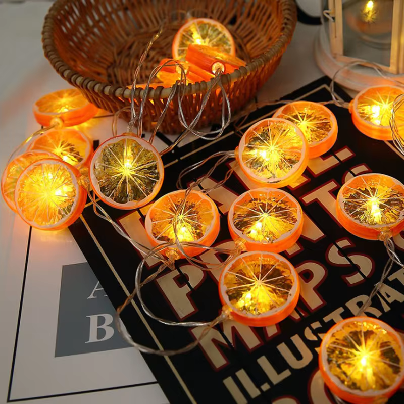 2023 USB Fruit Lemon LED String Lights