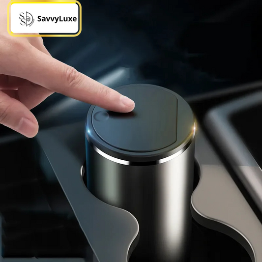 Automotive Car Trash Bin Alloy Garbage Can