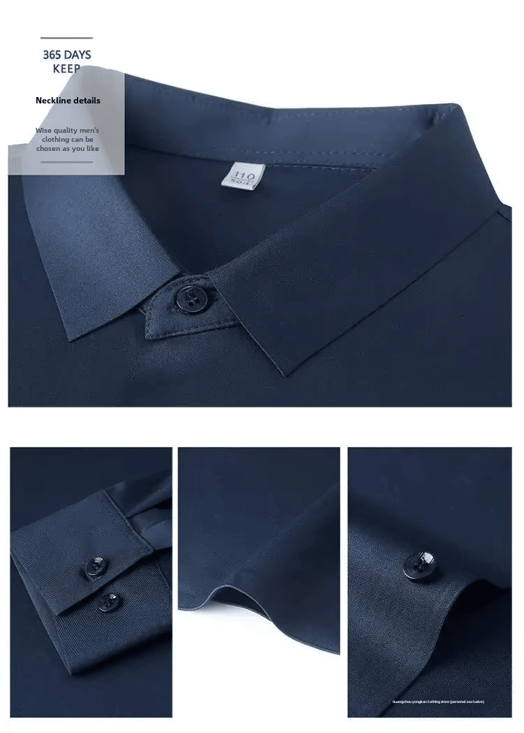 GentClassic - Men's Breathable Ice-Silk Stretch Shirt