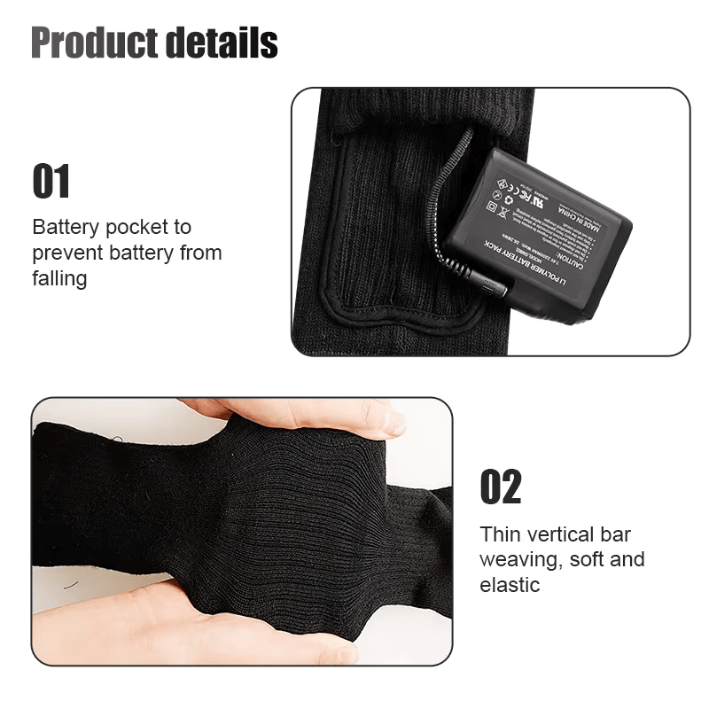Savior Heat Battery Electric Heated Socks For Men