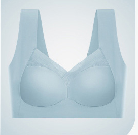 Women's Bra Large Size Sexy Yoga Sports Vest Style No Steel Ring Bra
