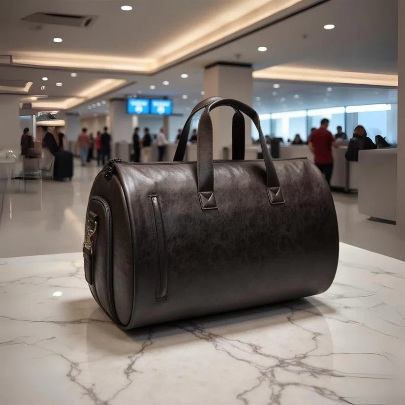 2024 Waterproof Leather Suit Travel Bag