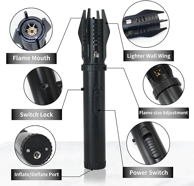 💥Camping Outdoor Windproof Straight Flame Lighter💥