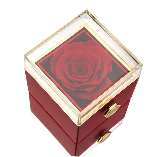 Eternal Rose Box With Necklace