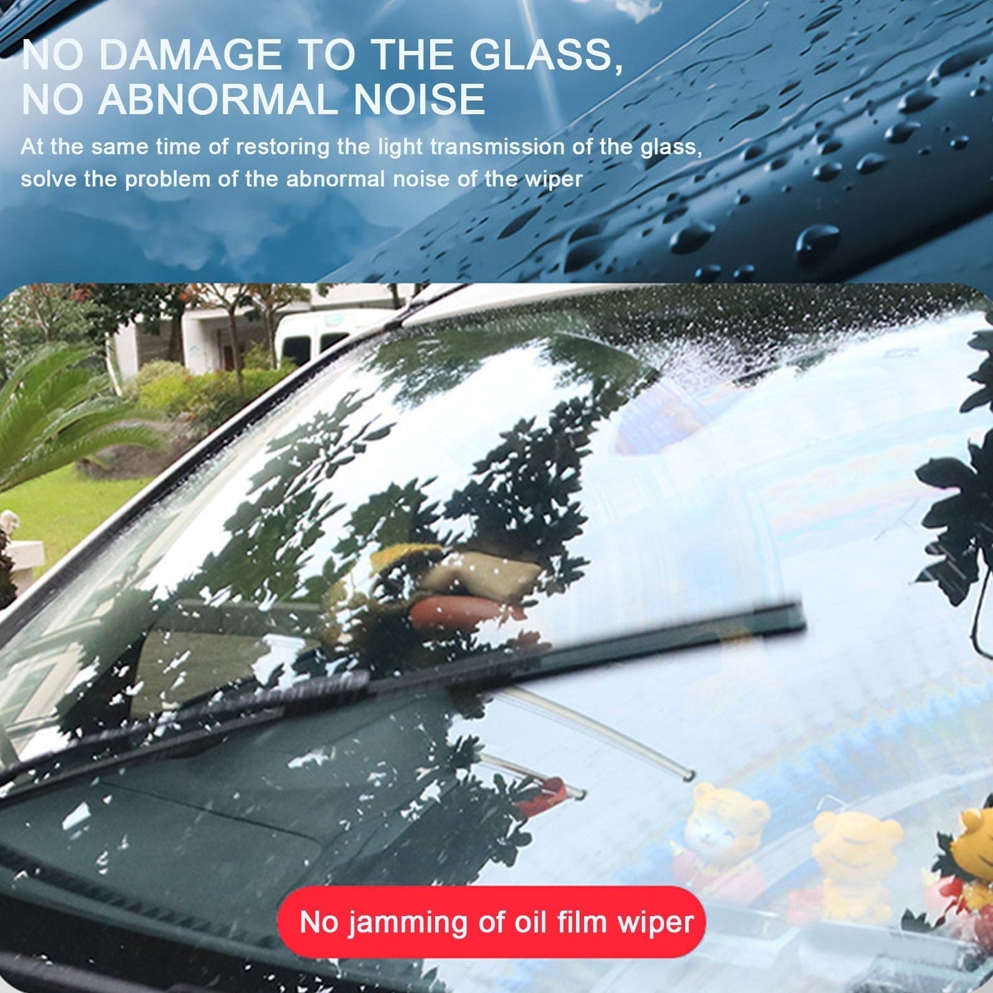 Car Glass Oil Film Stain Removal Cleaner - BUY 3 GET 3