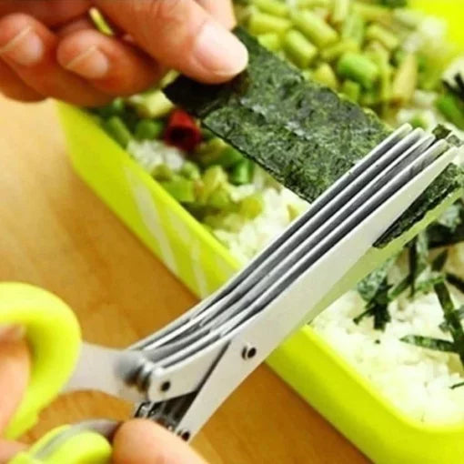 🔥Buy 1 GET 1 Free 🔥 5 BLADE SALAD SCISSORS - SAVVY LUXE