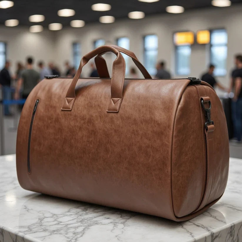 2024 Waterproof Leather Suit Travel Bag