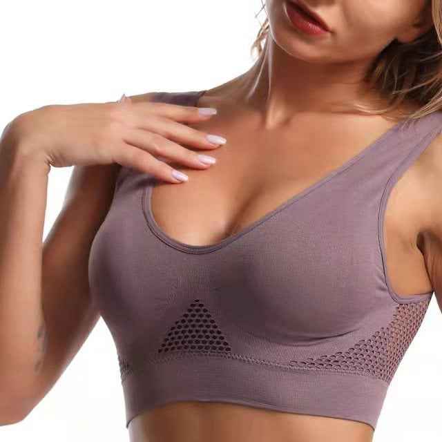 [Plus Size S-6XL] 🔥BUY 1 Get 1 Free 🔥 Women's Breathable Cool Liftup Air Bra - SAVVY LUXE