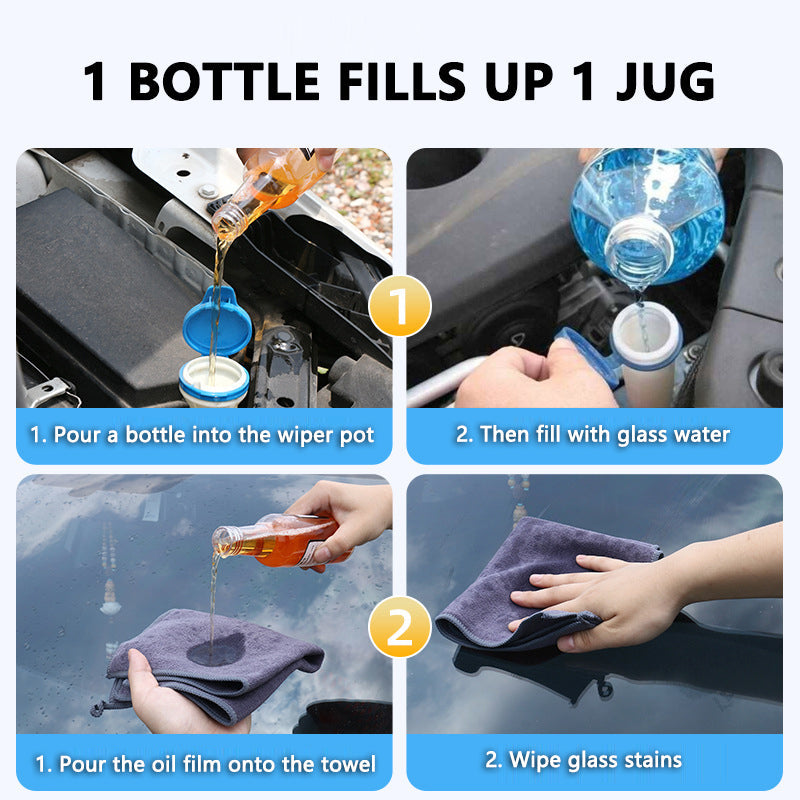 Car Glass Oil Film Stain Removal Cleaner - BUY 3 GET 3