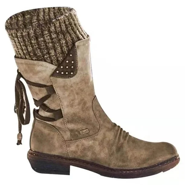 Premium Waterproof boots with mid-calf zip