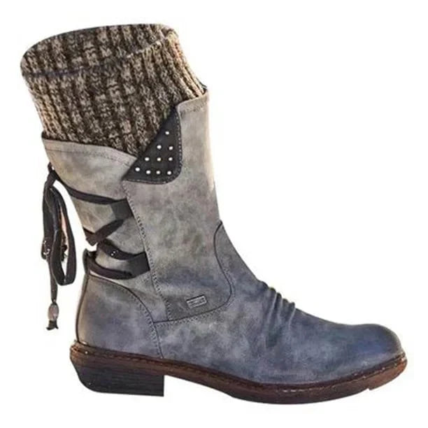 Premium Waterproof boots with mid-calf zip